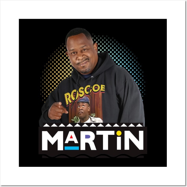 Martin Lawrance tv show Roscoe Wall Art by oxdolito